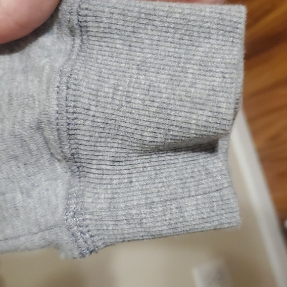 Mossimo Mens Gray 1/4 button down Casual T-shirt. - Picture 4 of 4